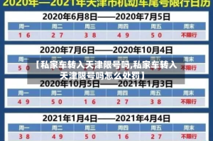 【私家车转入天津限号吗,私家车转入天津限号吗怎么处罚】