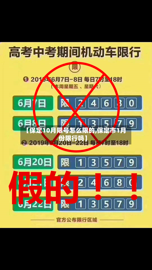 【保定10月限号怎么限的,保定市1月份限行吗】-第2张图片