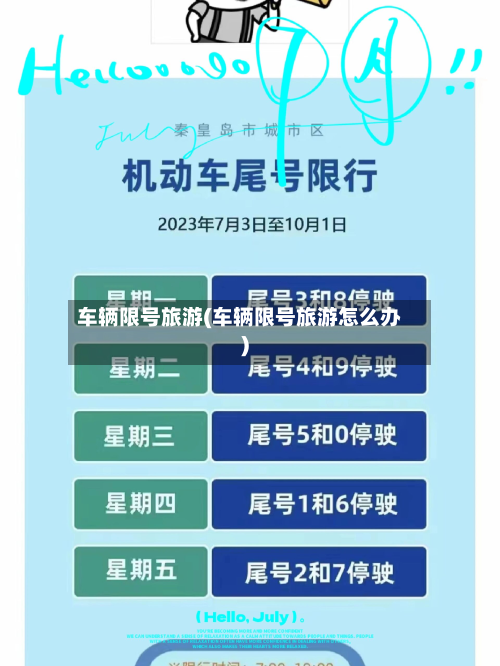 车辆限号旅游(车辆限号旅游怎么办)-第2张图片