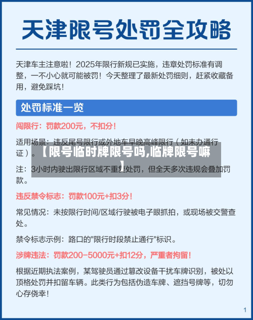 【限号临时牌限号吗,临牌限号嘛】-第1张图片