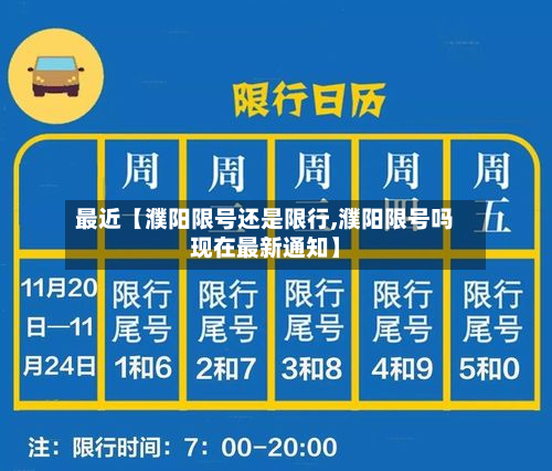 最近【濮阳限号还是限行,濮阳限号吗现在最新通知】-第2张图片