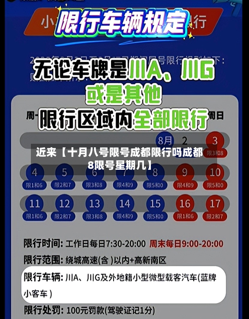 近来【十月八号限号成都限行吗成都8限号星期几】-第2张图片